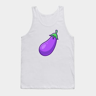 Eggplant Vegetable Cartoon Tank Top